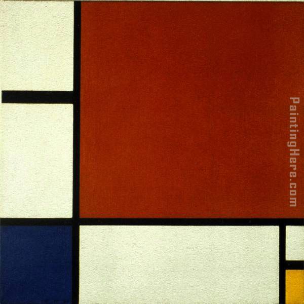 Composition II in Red Blue and Yellow painting - Piet Mondrian Composition II in Red Blue and Yellow art painting